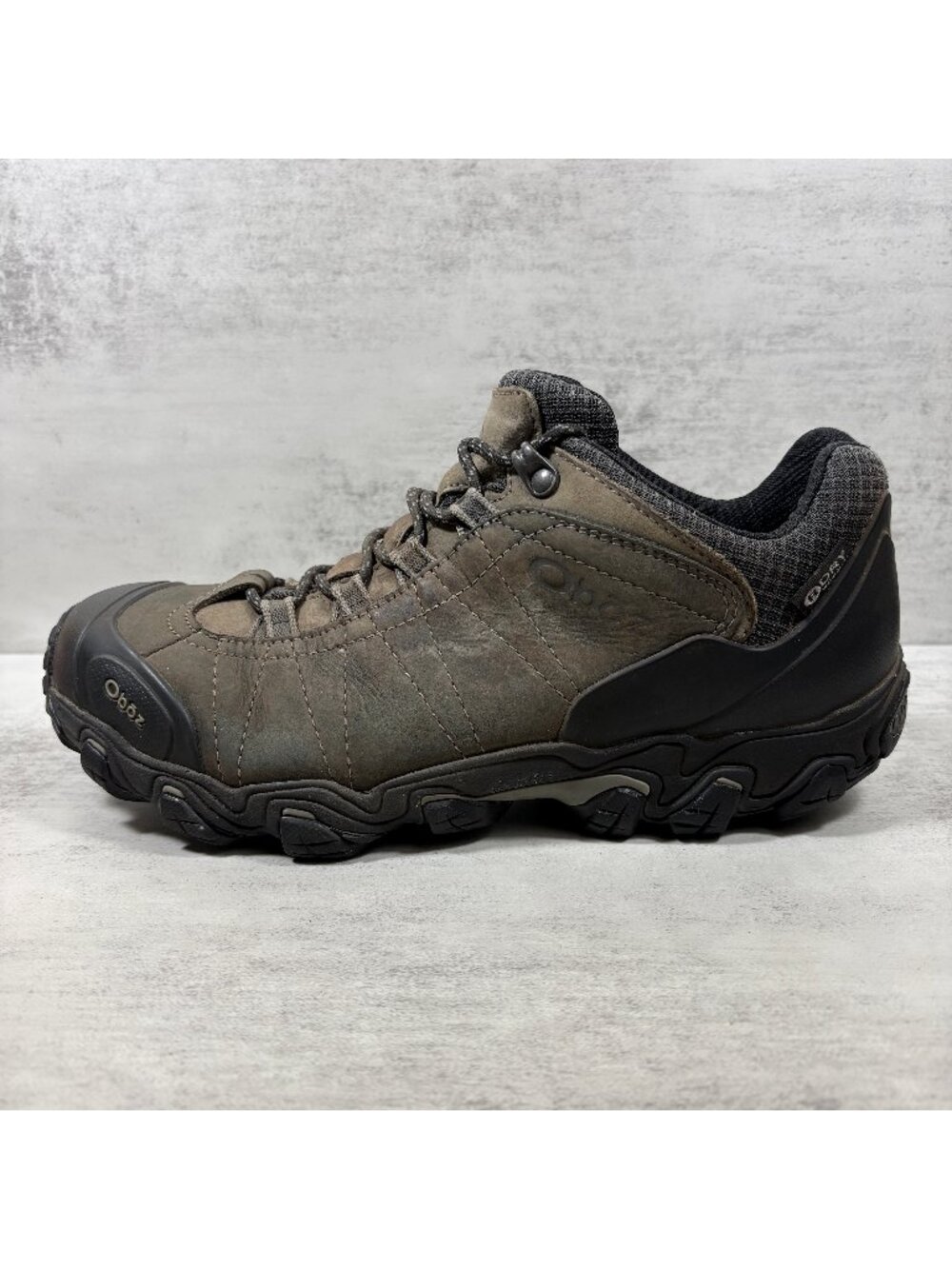 Oboz Bridger B-Dry Waterproof Low Hiking Shoes - Men's Size 9.5 - Brown